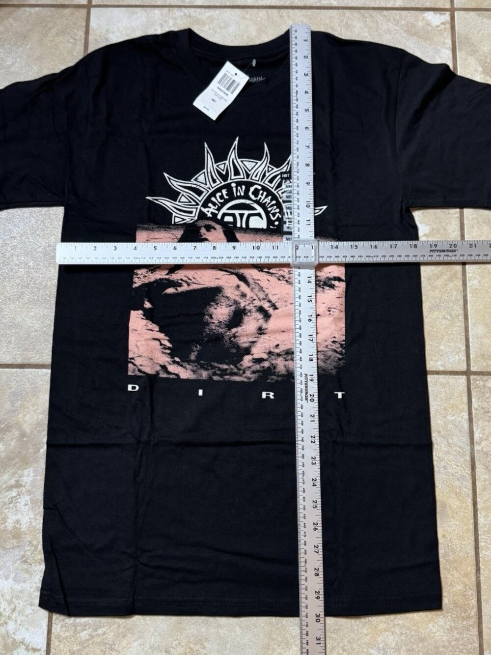 Alice In Chains Dirt Sun Logo T-Shirt MEDIUM New With Tags - Picture 3 of 6